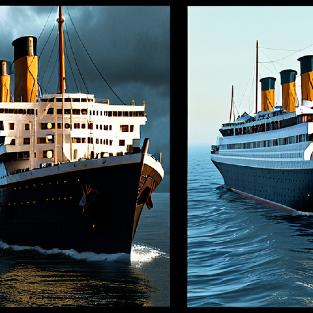 Here are two image prompts for Stable Diffusion XL, based on the provided text about the film *Titanic*, adhering strictly to all safety and quality guidelines: