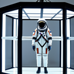 그래비티 제작 비하인드 - The Light Box Studio**

A behind-the-scenes view of Sandra Bullock suspended in a complex harness in...