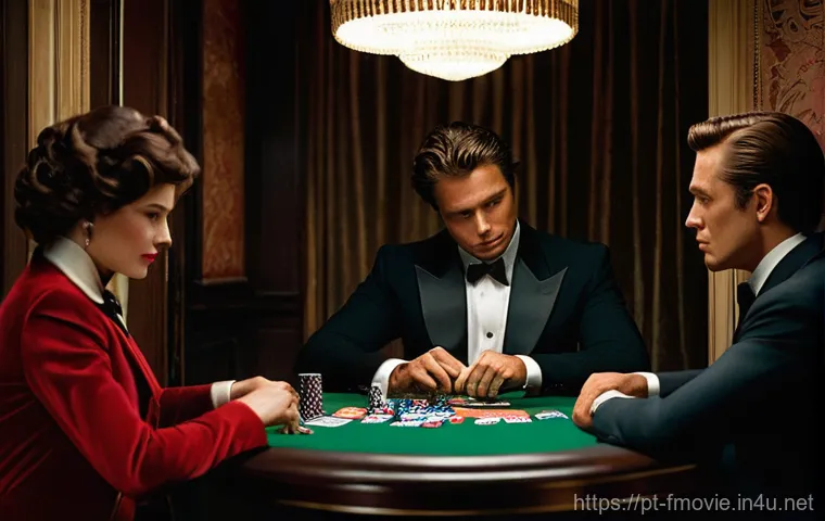 셜록 홈즈 감독 가이 리치 - **Prompt:** A group of three impeccably dressed individuals, two men and one woman, stand confidentl...